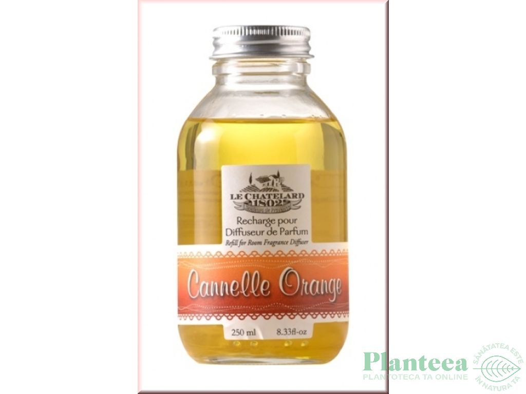 Parfum rezerva pt difuzor cannelle orange 250ml - LE CHATELARD 1802