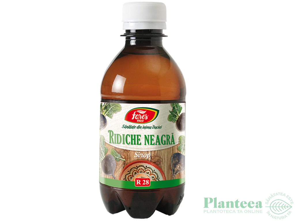 Sirop ridiche neagra clasic 250ml - FARES