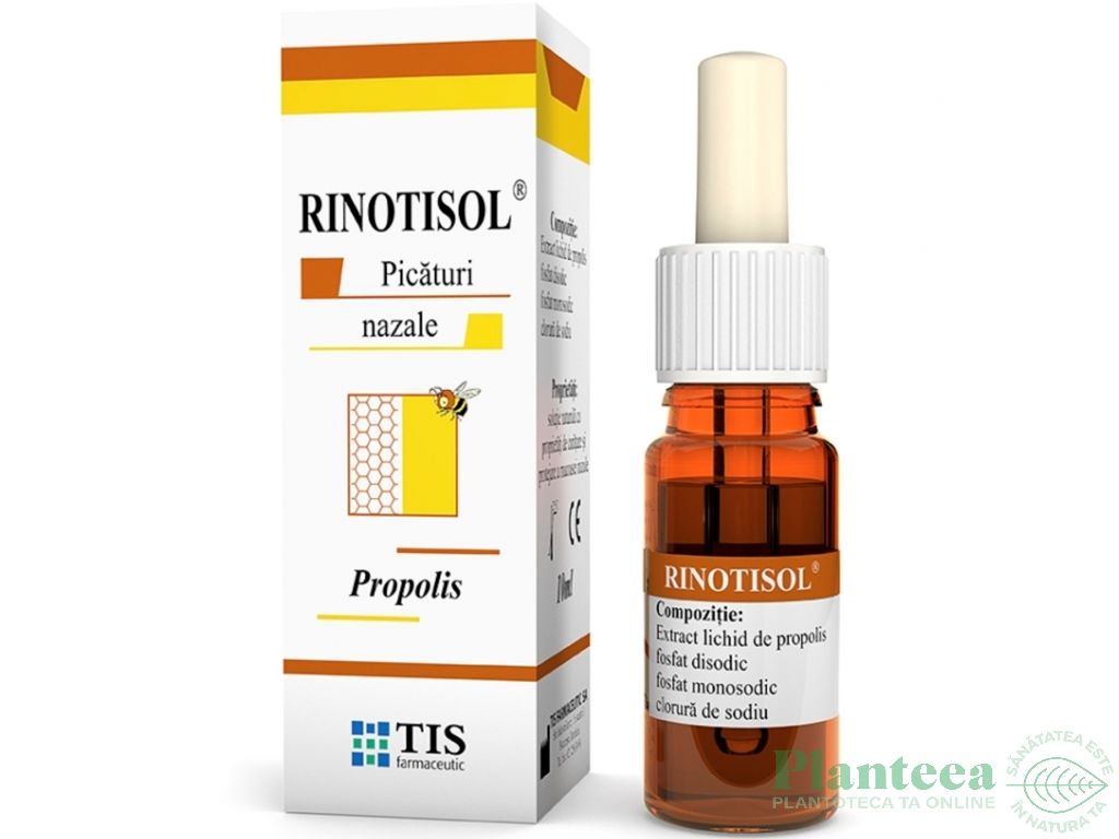 Picaturi nazale propolis Rinotisol 10ml - TIS