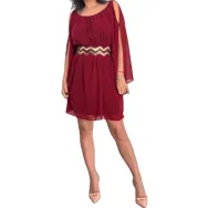 Rochita scurta voal Ada bordo XS 1b - HelenBoutique