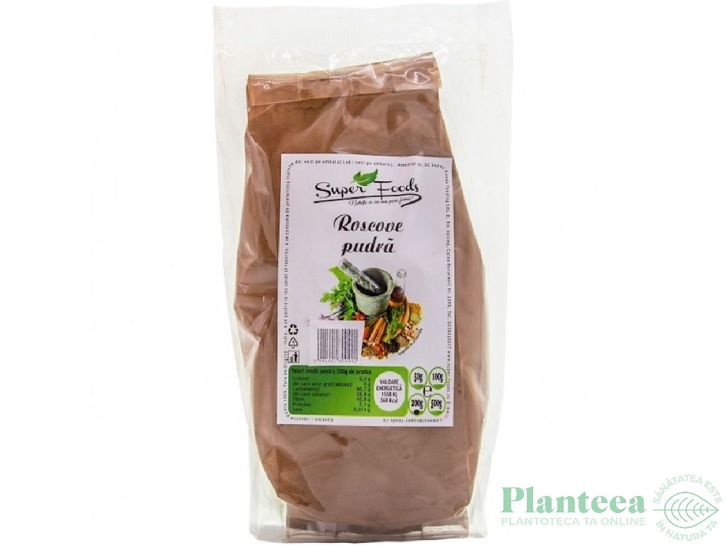 Roscove pulbere 200g - SUPERFOODS