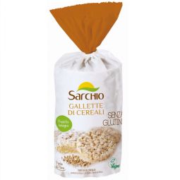 Rondele expandate cereale fara gluten cu sare eco 100g - SARCHIO