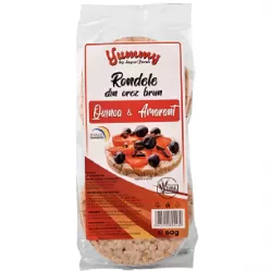 Rondele expandate orez brun quinoa amarant 60g - SUPERFOODS