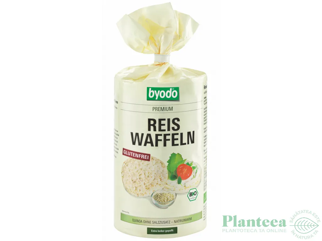 Rondele expandate orez quinoa fara sare eco 100g - BYODO