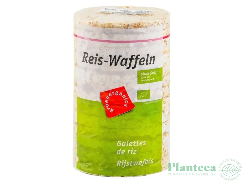 Rondele expandate orez integral fara sare eco 100g - GREEN ORGANICS