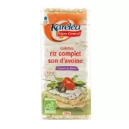 Rondele expandate orez integral tarate ovaz eco 130g - KARELEA