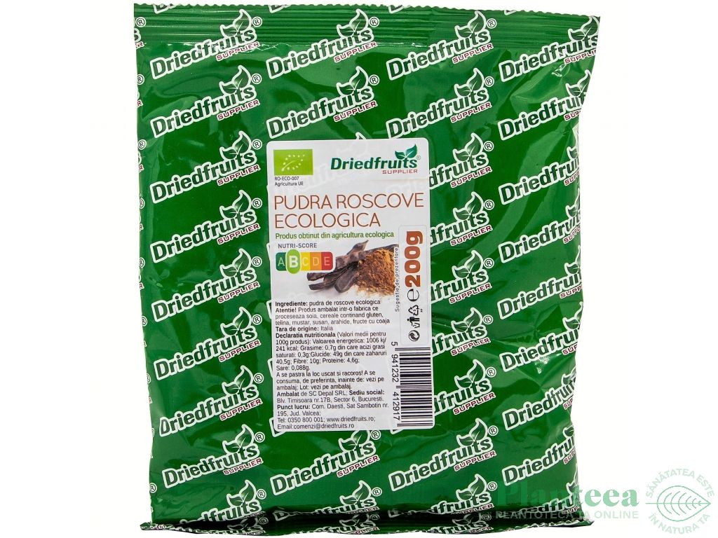 Roscove pulbere eco 200g - DRIED FRUITS