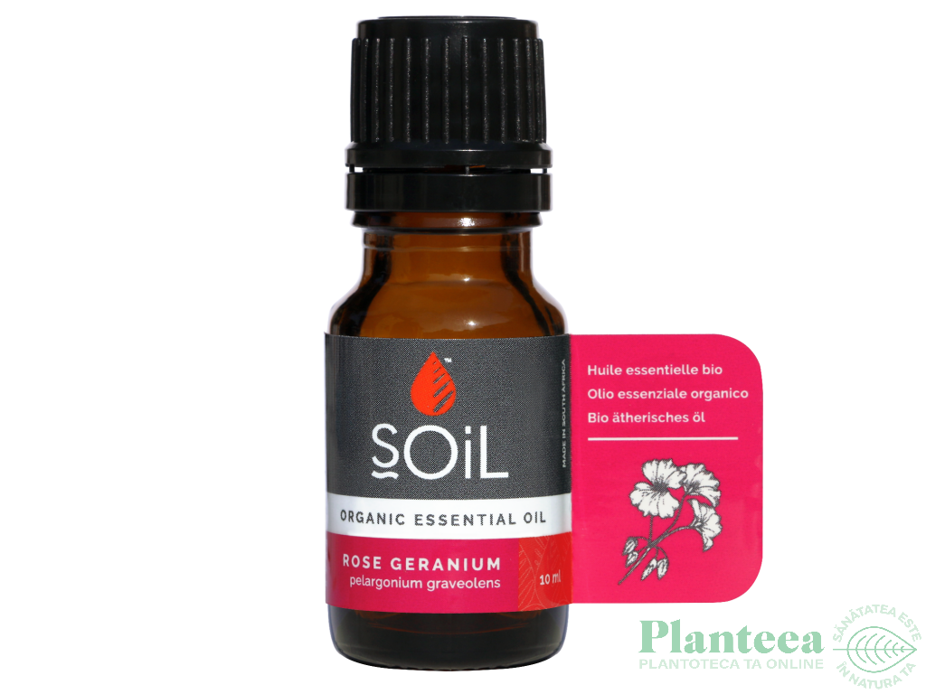 Ulei esential muscata trandafir organic 10ml - SOiL