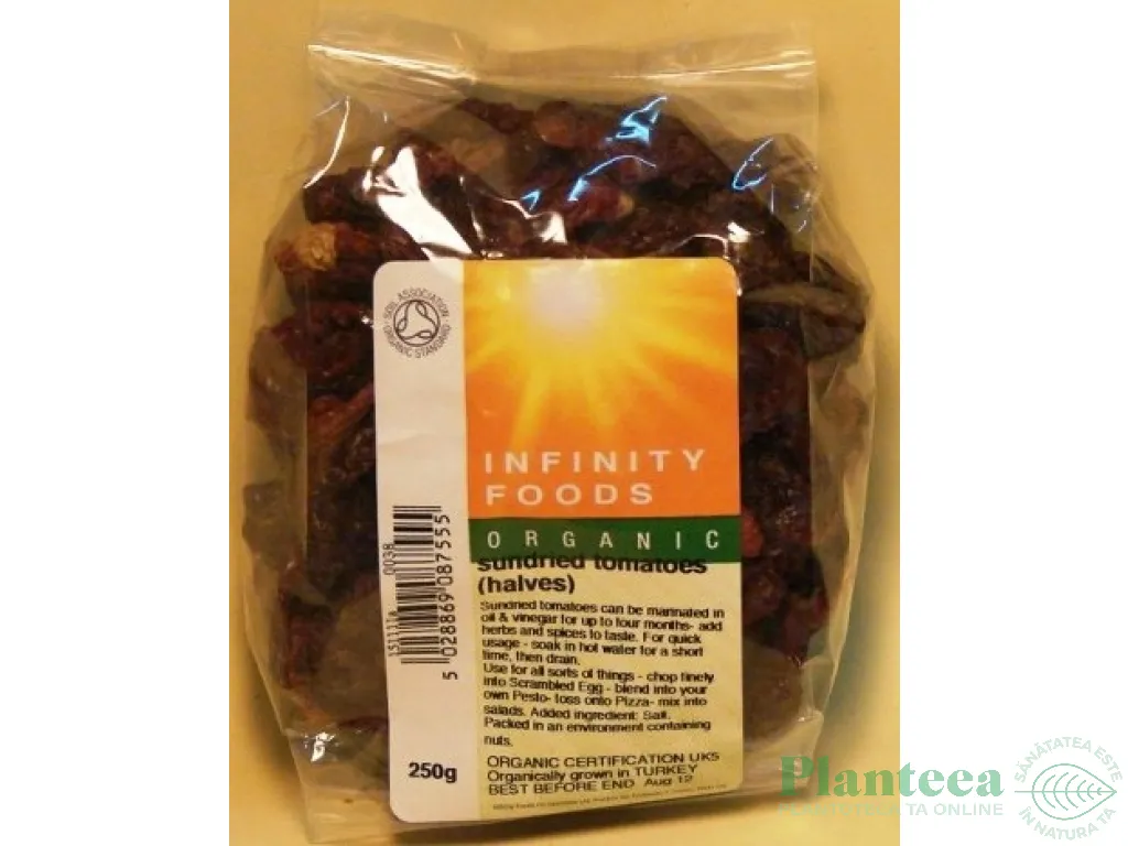 Rosii uscate la soare eco 250g - INFINITY FOODS