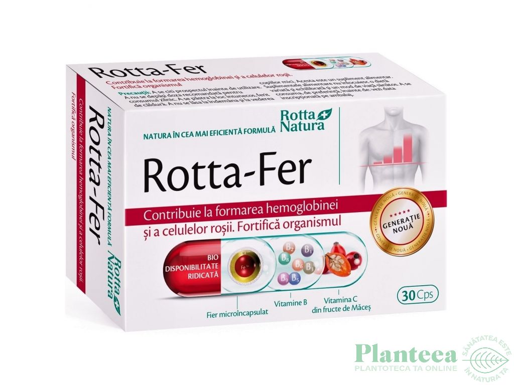 Rotta Fer 30cps - ROTTA NATURA