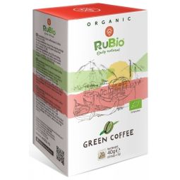 Cafea verde macinata organica 20plx2g - RUBIO