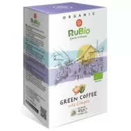 Cafea verde macinata ghimbir organica 20plx2g - RUBIO