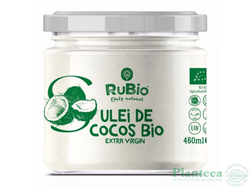 Ulei cocos extravirgin bio 460ml - RUBIO