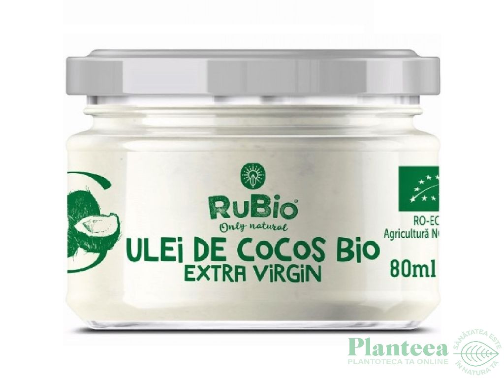 Ulei cocos extravirgin bio 80ml - RUBIO