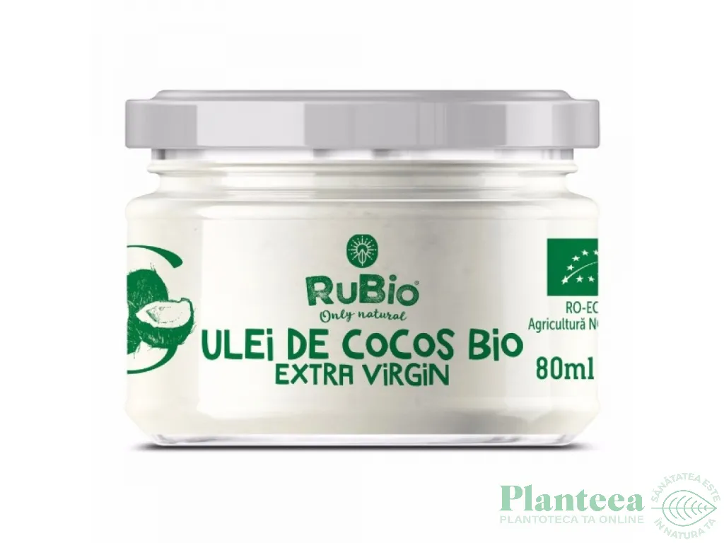 Ulei cocos extravirgin bio 80ml - RUBIO
