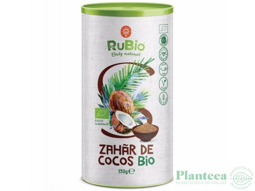 Zahar flori cocos bio 150g - RUBIO