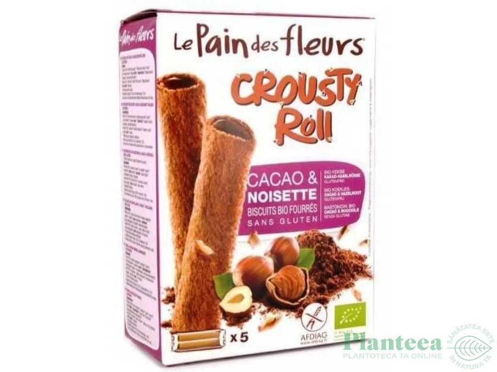 Rulouri crocante orez crema cacao alune eco 125g - LE PAIN DES FLEURS