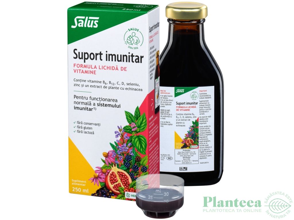 Formula lichida vitamine Suport Imunitar 250ml - SALUS HAUS