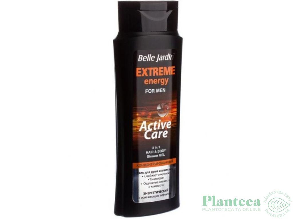 Sampon gel dus barbati Extreme Energy 400ml - BELLE JARDIN