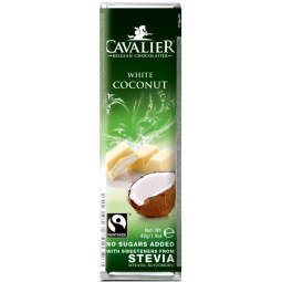 Ciocolata alba crema cocos 40g - CAVALIER