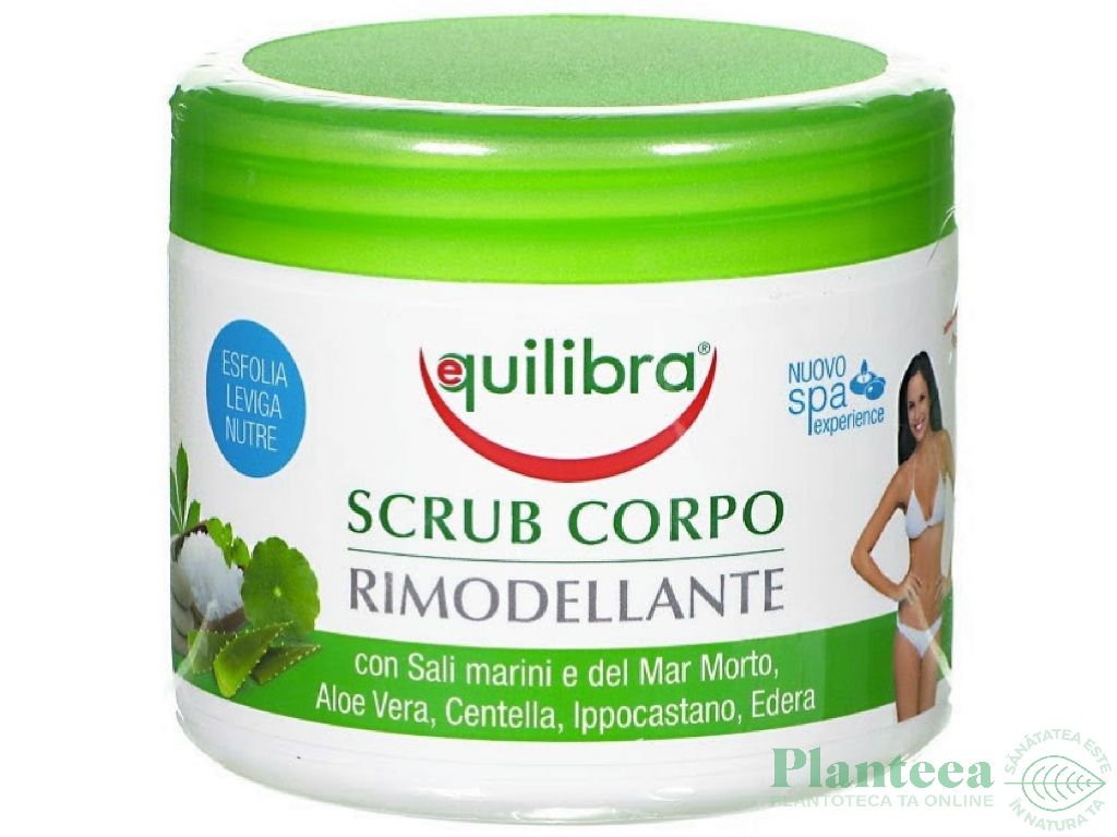 Scrub corp remodelant sare marea moarta 600g - EQUILIBRA