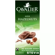 Ciocolata lapte cu alune stevie 85g - CAVALIER