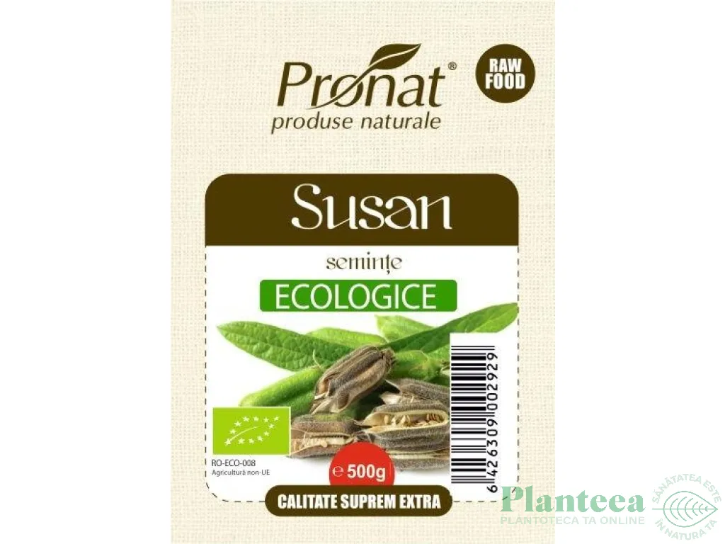 Seminte susan decorticat eco 500g - PRONAT