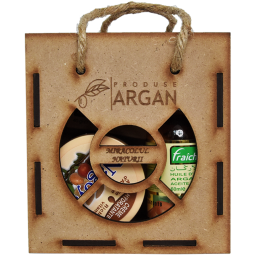 Set Cadou rustic [ulei argan fraicheur 60ml+crema nagoya 100ml+sapun argana 40g] 3b - AZBANE