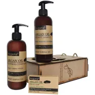 Set Cadou rustic [sampon 400ml+balsam par 400ml+sapun argana 40g] 3b - AZBANE
