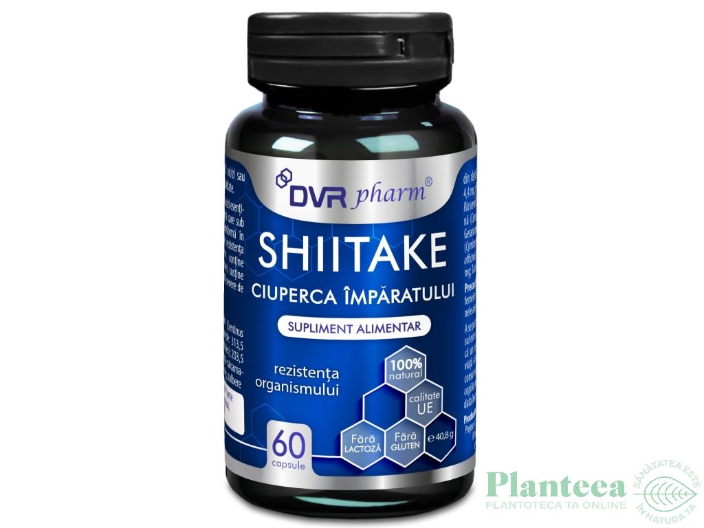 Shiitake Ciuperca Imparatului 60cps - DVR PHARM