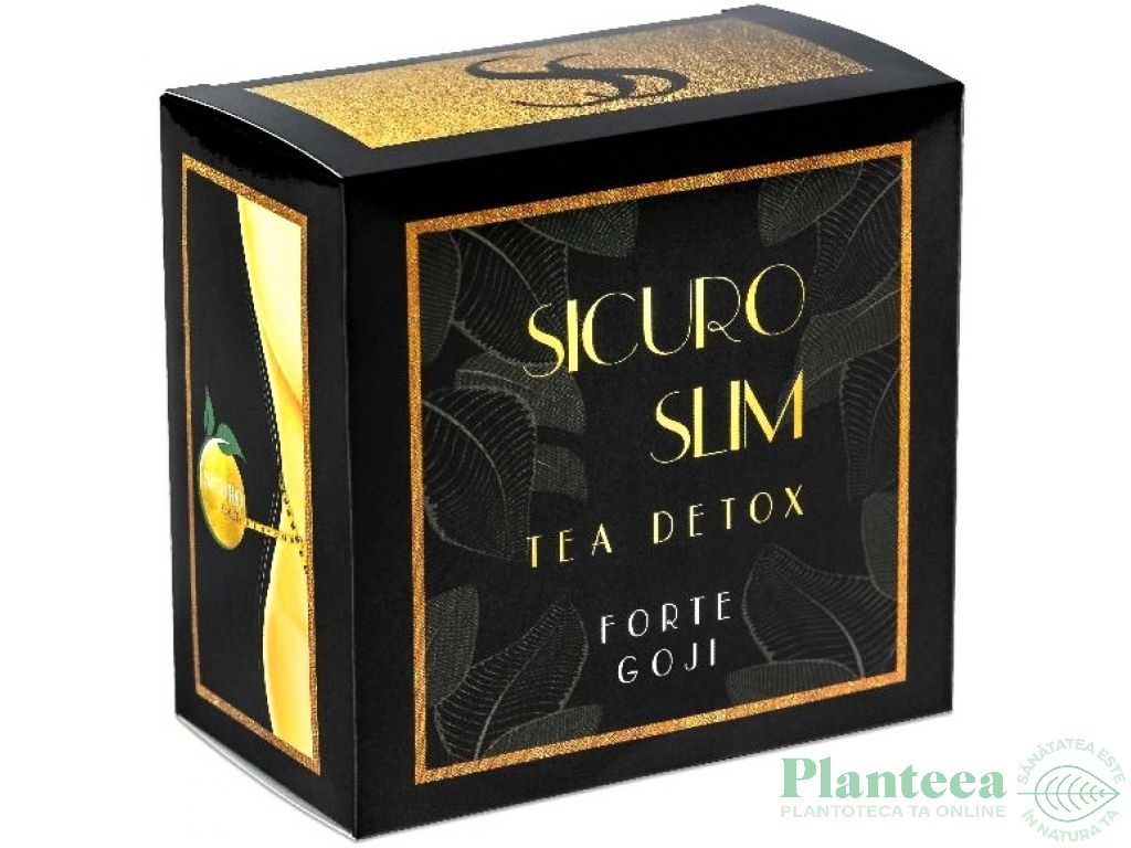 Ceai pentru Detoxifiere SICURO SLIM TEA DETOX Forte Goj, ceai pentru slabit