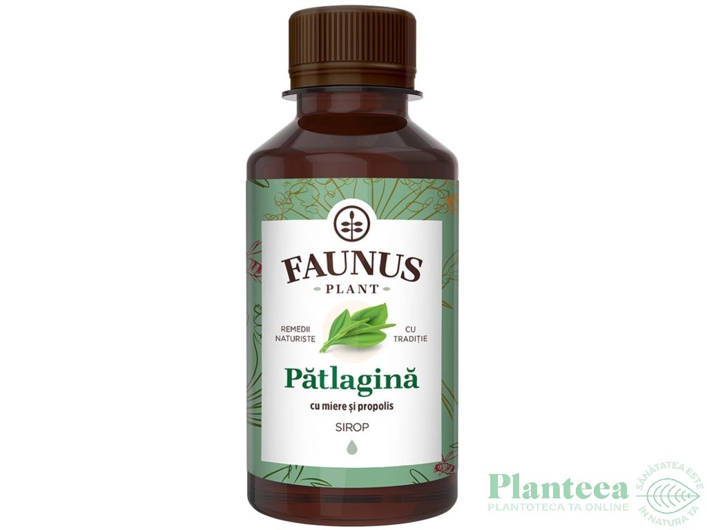 Sirop patlagina miere propolis 200ml - FAUNUS PLANT