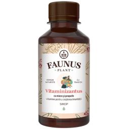 Sirop Vitaminizantus miere propolis fara zahar 200ml - FAUNUS PLANT