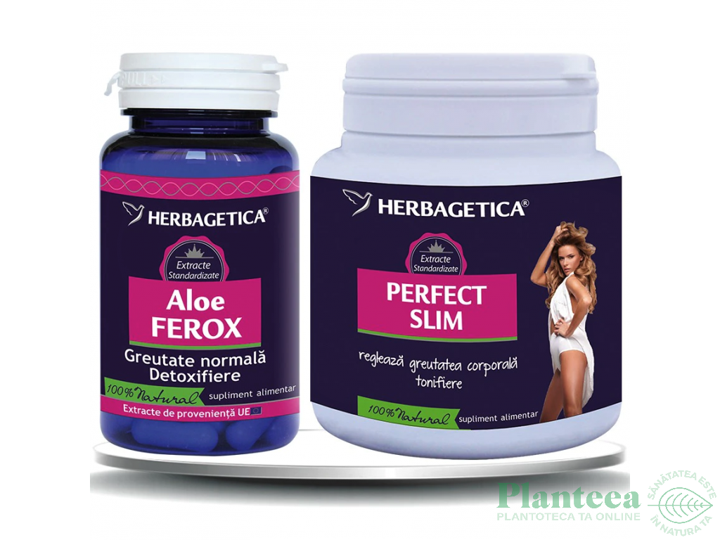 Kit Slim Ferox [Perfect slim 210g+Aloe ferox 30cps] 2b - HERBAGETICA