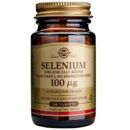 Seleniu 100mg 100cp - SOLGAR