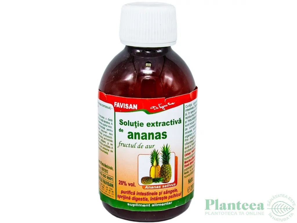 Tinctura ananas 200ml - FAVISAN