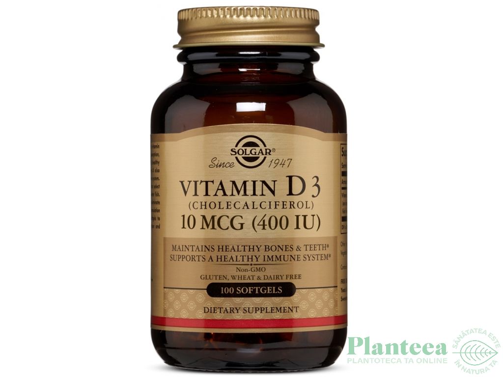 Vitamina D3 400ui [colecalciferol] 100cps - SOLGAR