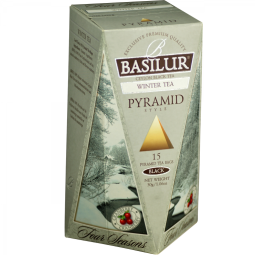 Ceai negru ceylon Four Seasons winter piramide 15dz - BASILUR