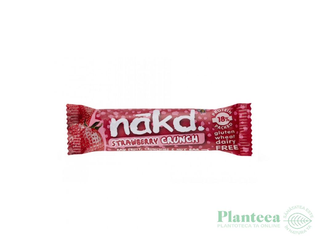 Baton raw strawberry crunch 30g - NAKD
