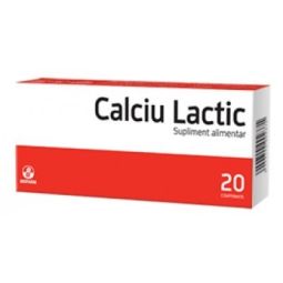 Calciu lactic 500mg 20cp - BIOFARM