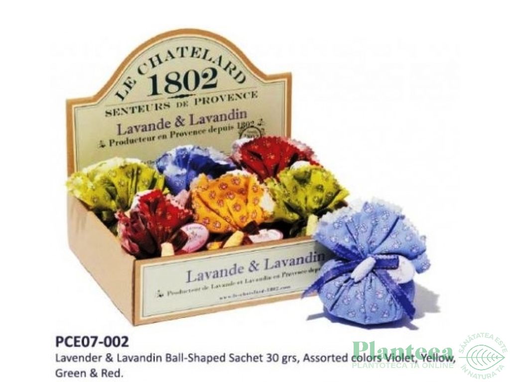 Saculet panza flori lavanda 30g - LE CHATELARD 1802