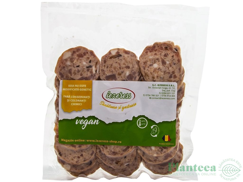 Salam vegan afumat feliat 150g - IEZERESS