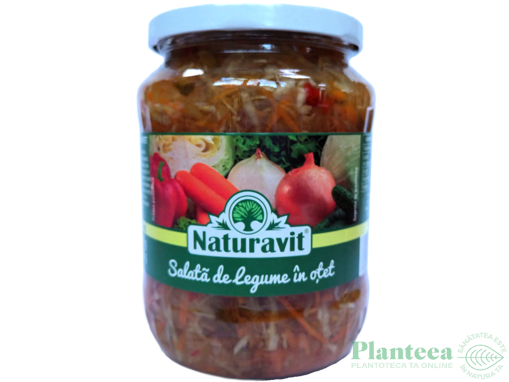 Salata asortata legume in otet 720ml - NATURAVIT