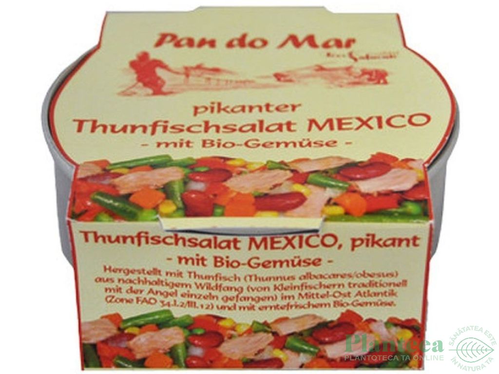 Salata picanta ton legume Mexico eco 250g - PAN DO MAR