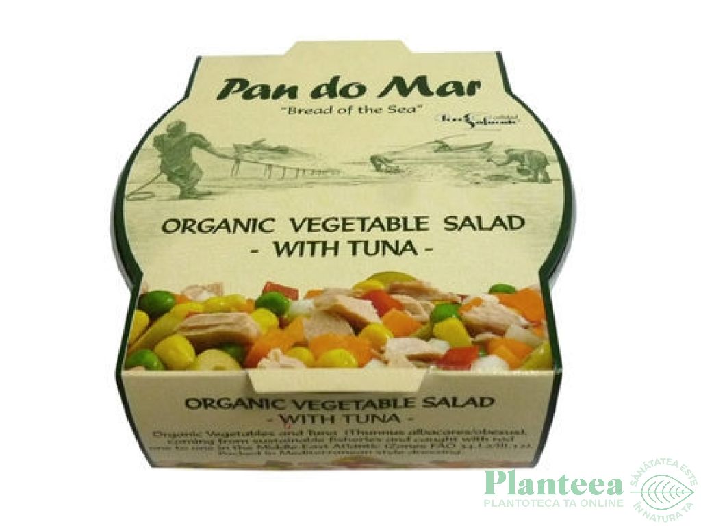 Salata legume cu ton eco 250g - PAN DO MAR