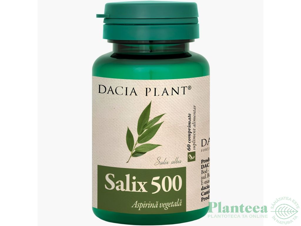 Salix 500 [Aspirina vegetala] 60cp - DACIA PLANT