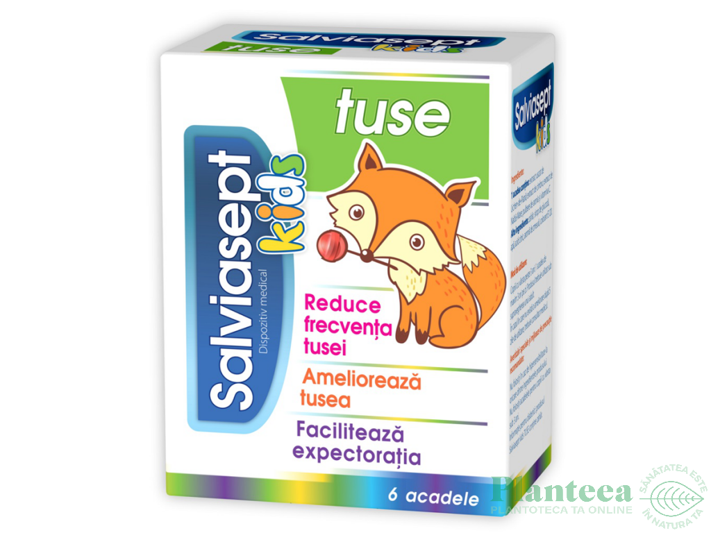 Salviasept kids tuse acadele 6b - NATUR PRODUKT