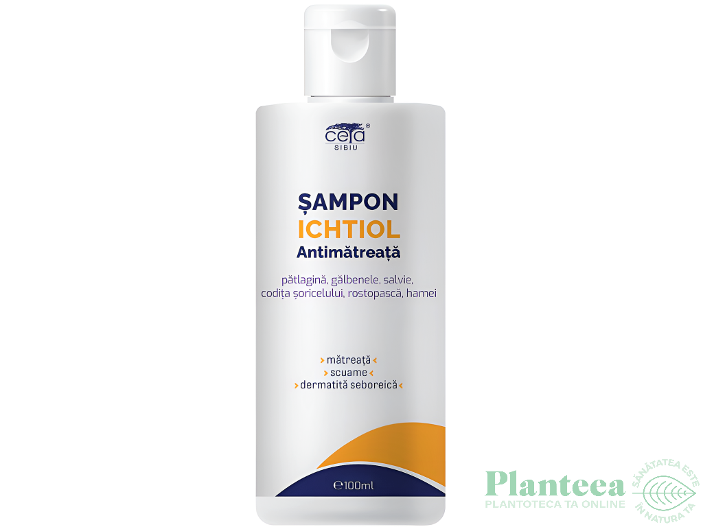 Sampon antimatreata antiseboreic ichtiol 100ml - CETA SIBIU