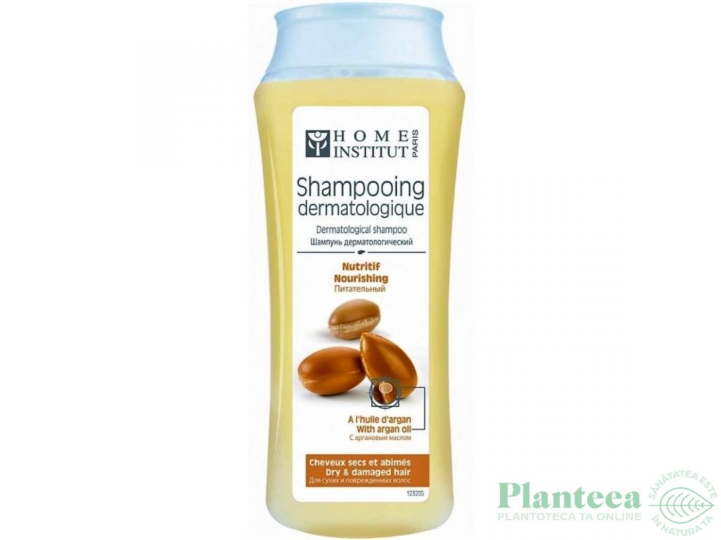 Sampon dermatologic par uscat deteriorat ulei argan 250ml - HOME INSTITUT