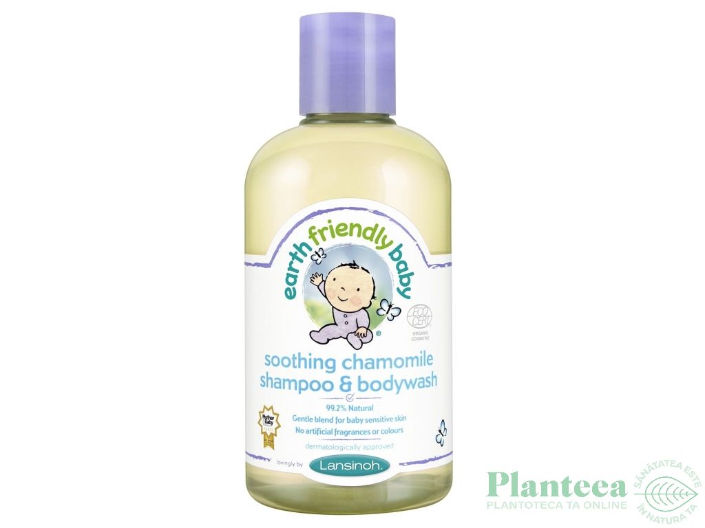 Sampon gel dus musetel bebe 250ml - EARTH FRIENDLY